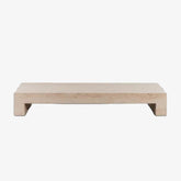 Luxury Low monolithic travertine Living Room Furniture Marble Table Beige Travertine Coffee tables